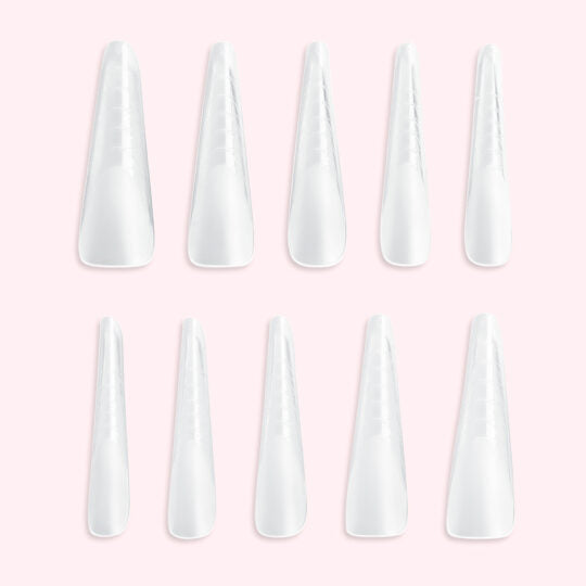 Reusable top molds for extensions JOIA vegan, Arch Ballerina, 120 pcs.