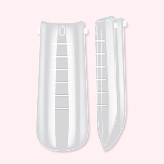 Reusable top molds for extensions JOIA vegan, Square, 120 pcs.