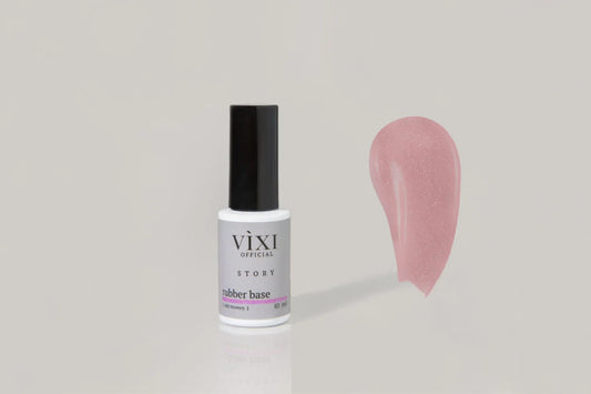 Rubber Base - OLD MONEY (Pink with glitter)