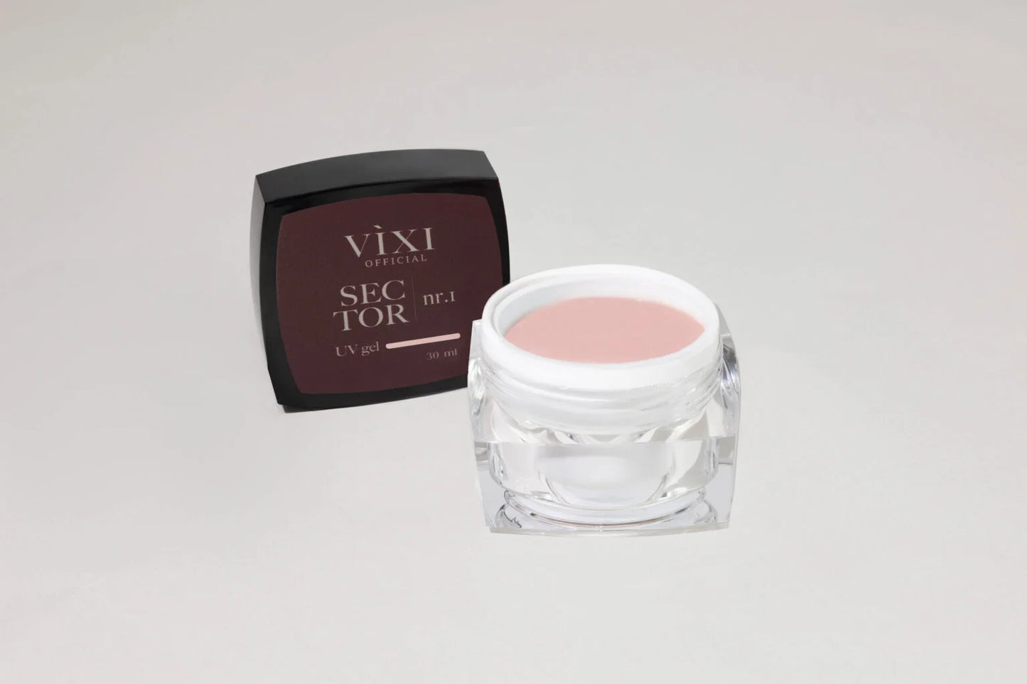 SECTOR GEL NR 1 (pink) perfect gel for working with VF HEMA/TPO FREE